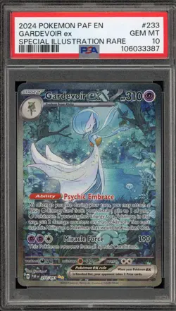 Pokemon Gardevoir ex Paldean Fates Special Illustration Rare #233 PSA 10 - Image 1