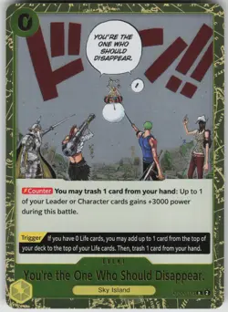 One Piece TCG You're the One Who Should Disappear R Wings of the Capta OP06-115 - Image 1