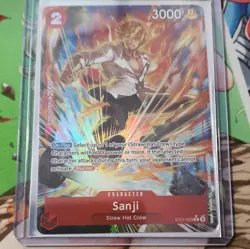 Sanji Parallel ST21-003 Starter Deck EX GEAR 5 One Piece TCG English ALT C - Image 1
