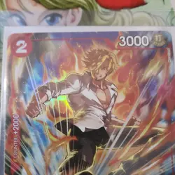 Sanji Parallel ST21-003 Starter Deck EX GEAR 5 One Piece TCG English ALT C - Image 2