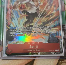 Sanji Parallel ST21-003 Starter Deck EX GEAR 5 One Piece TCG English ALT C - Image 3