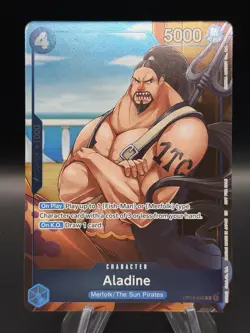 OP14-043 Aladine Dash Pack R Full Art One Piece TCG English Card - Image 1