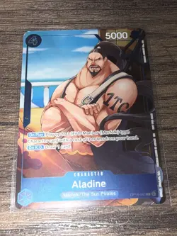 OP14-043 Aladine Dash Pack R Full Art One Piece TCG English Card - Image 1