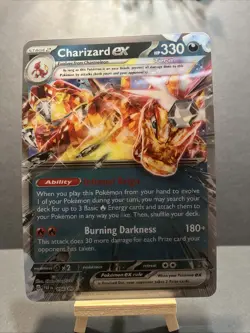 Charizard ex 196 054/091 - Lenticular Jumbo Card Promo - NM - Image 1