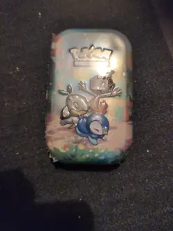 Pokemon TCG Celebrations Mini Tin - SINNOH 2021 SEALED Turtwig Chimchar Piplup 820650809378 - Image 1
