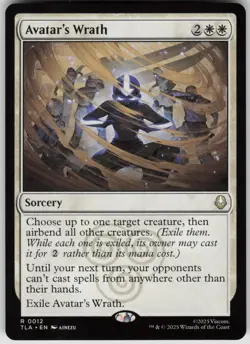 MTG Avatar's Wrath Normal NM Avatar: The Last Airbender Magic 12 - Image 1