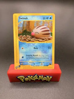Swinub 107/144 Skyridge Non-Holo E-Series Pokemon TCG Card NM - Image 1
