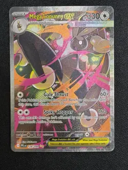 Mega Lopunny Ex 128/094 Special Illustration Rare Pokemon Card Phantasmal Flames - Image 1