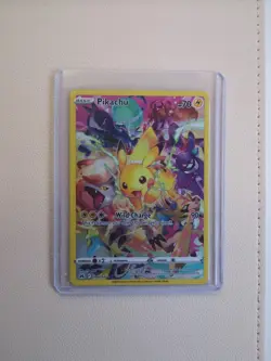 Pokemon TCG Pikachu Crown Zenith Holo Card 160/159 Secret Rare NM-Mint - Image 1
