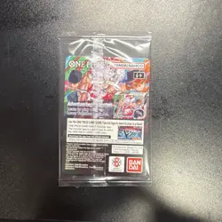 Bandai One Piece CCG Monkey.D.Luffy US Voyage Promo Full Art Holo Card ST13-003 - Image 2