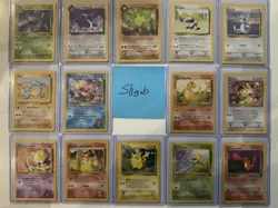 Lot of (14) Pokemon TCG Cards -Base Set, Fossil, Jungle, Team Rocket, Gym Heroes - Image 1