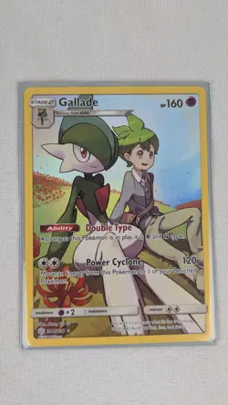 Pokemon TCG Card S&M Cosmic Eclipse - Gallade Secret Character Rare 244/236 - Image 1