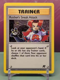 Rocket's Sneak Attack Team Rocket 72/82 Pokemon TCG Card - Image 1