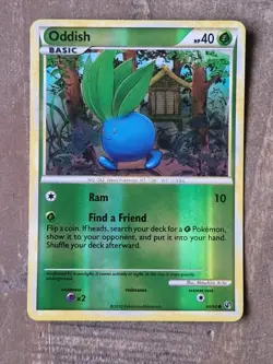 Oddish Undaunted 60/90 Reverse Holo Pokemon Card NM - - Image 1