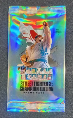 Street Fighter 2: Champion Edition Promo Card Pack PSA Magazine Exclusive Sealed - Image 1