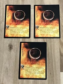 Lord Of The Rings LOTR TCG Card The One Ring The Ruling Ring 1C2 + 4C2 + 7C1 LP - Image 1