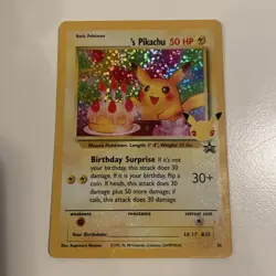 Pokemon TCG Birthday Pikachu #24 Celebrations 25th Anniversary Card - Image 1