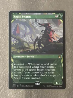 MTG ** Scute Swarm (Showcase) ** Zendikar Rising - Image 1