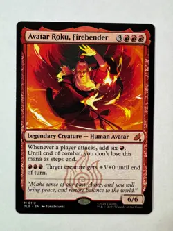 Avatar Roku, Firebender Avatar: The Last Airbender Magic MTG NM - Image 1
