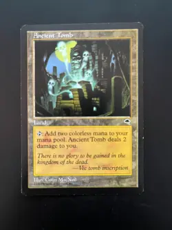 MTG Magic the Gathering Ancient Tomb a3a7 Tempest - See pictures for condition - Image 1