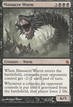 Mirrodin Besieged #46 Massacre Wurm - Image 1