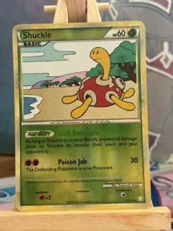 HeartGold & SoulSilver Shuckle 11/123 - Reverse Holo Rare Pokemon Card NM/LP - Image 1