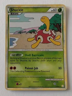 Shuckle 11/123 Heartgold & Soulsilver Holo Rare Pokemon TCG Card LP - Image 1
