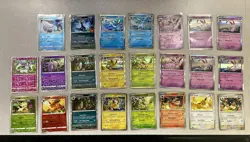 Pokemon TCG Eevee and Eevee Evolution Bundle. Near Mint. 5 Japanese 18 English. - Image 1