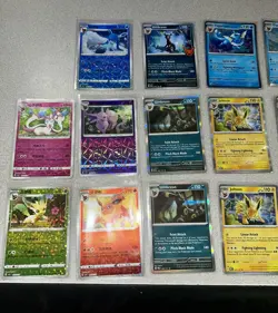 Pokemon TCG Eevee and Eevee Evolution Bundle. Near Mint. 5 Japanese 18 English. - Image 2