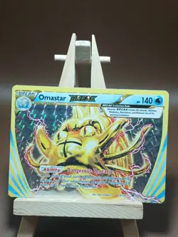 HP Pokemon TCG Omastar Break Fates Collide 19/124 Holo Rare - Image 1