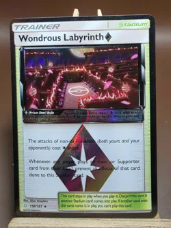 HP POKEMON WONDROUS LABYRINTH 158/181 RARE HOLO PRISMA STAR TEAM UP - Image 1