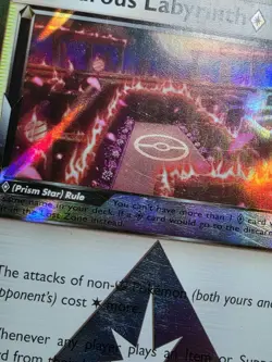 HP POKEMON WONDROUS LABYRINTH 158/181 RARE HOLO PRISMA STAR TEAM UP - Image 4