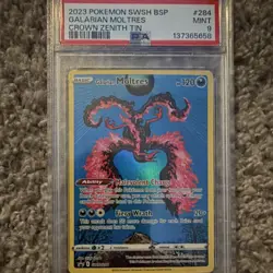 Pokemon Galarian Moltres SWSH284 Sword & Shield Promo Holo PSA 9 - Image 1