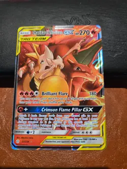 Pokemon TCG Charizard & Braixen GX Tag Team 22/236 SM - Cosmic Eclipse NM - Image 1