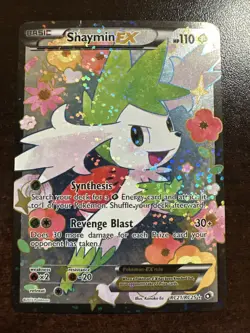 Shaymin EX RC21/RC25 Pokemon Legendary Treasures DMG - Image 1