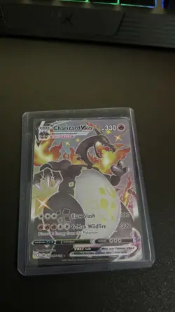 Pokemon Charizard VMAX SV107/SV122 Shining Fates Shiny Vault Full Art Holo Rare - Image 1