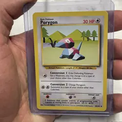 Pokemon TCG Porygon Base 39/102 Regular NM/MT Vintage Vtg Pokemon WOTC Uncommon - Image 1