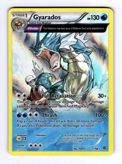 Gyarados (21) XY - Ancient Origins #21 (2015) Holo LP Pokemon - Image 1