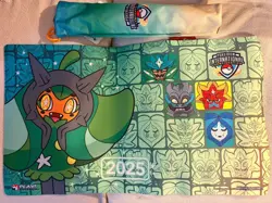 Pokemon Center TCG Ogerpon Play Mat 2025 EUIC Europe International Championships - Image 1