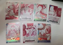 One Piece OP13 3rd Anniversary Treasure Pack Campaign Promo Set of 7 - Image 1