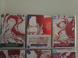 One Piece OP13 3rd Anniversary Treasure Pack Campaign Promo Set of 7 - Image 2