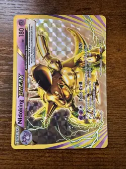 Nidoking BREAK 46/108 Rare BREAK Pokemon TCG XY - Evolutions VLP - Image 1