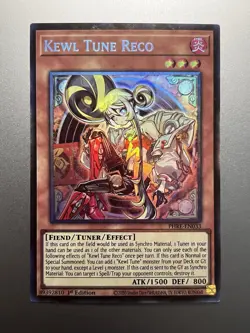 Yugioh - Kewl Tune Reco Collectors Rare PHRE-EN033, Near Mint, 1st Edition - Image 1