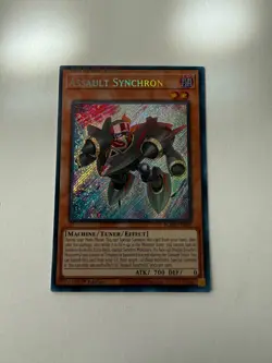Yugioh - Assault Synchron - Secret Rare - 1st - BLMR-EN003 - NM - Image 1