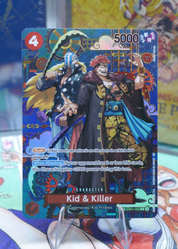 One Piece TCG Kid & Killer EB01-003 SP The Azure Sea's Seven OP14 NM English - Image 1