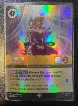 Disney Lorcana Fabled - Aurora, Holding Court - Epic #206/204 NM - Image 1