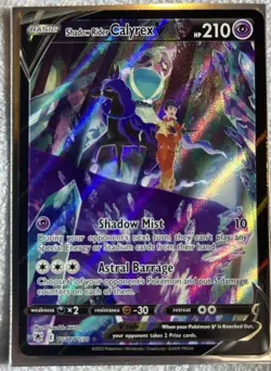 Pokemon TCG Shadow Rider Calyrex V TG17/TG30 Trainer Gallery Astral Radiance NM - Image 1
