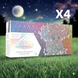 Pokemon TCG: Prismatic Evolutions Super-Premium Collection Case SEALED 60 Packs - Image 1