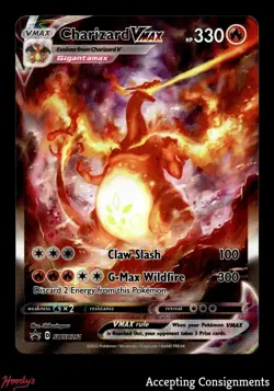 2022 Pokemon Sword and Shield Black Star Promos #SWSH261 Charizard VMAX - Image 1