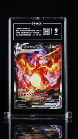 Pokemon Sword And Shield Charizard Vmax SWSH261 Tag 9 - Image 1